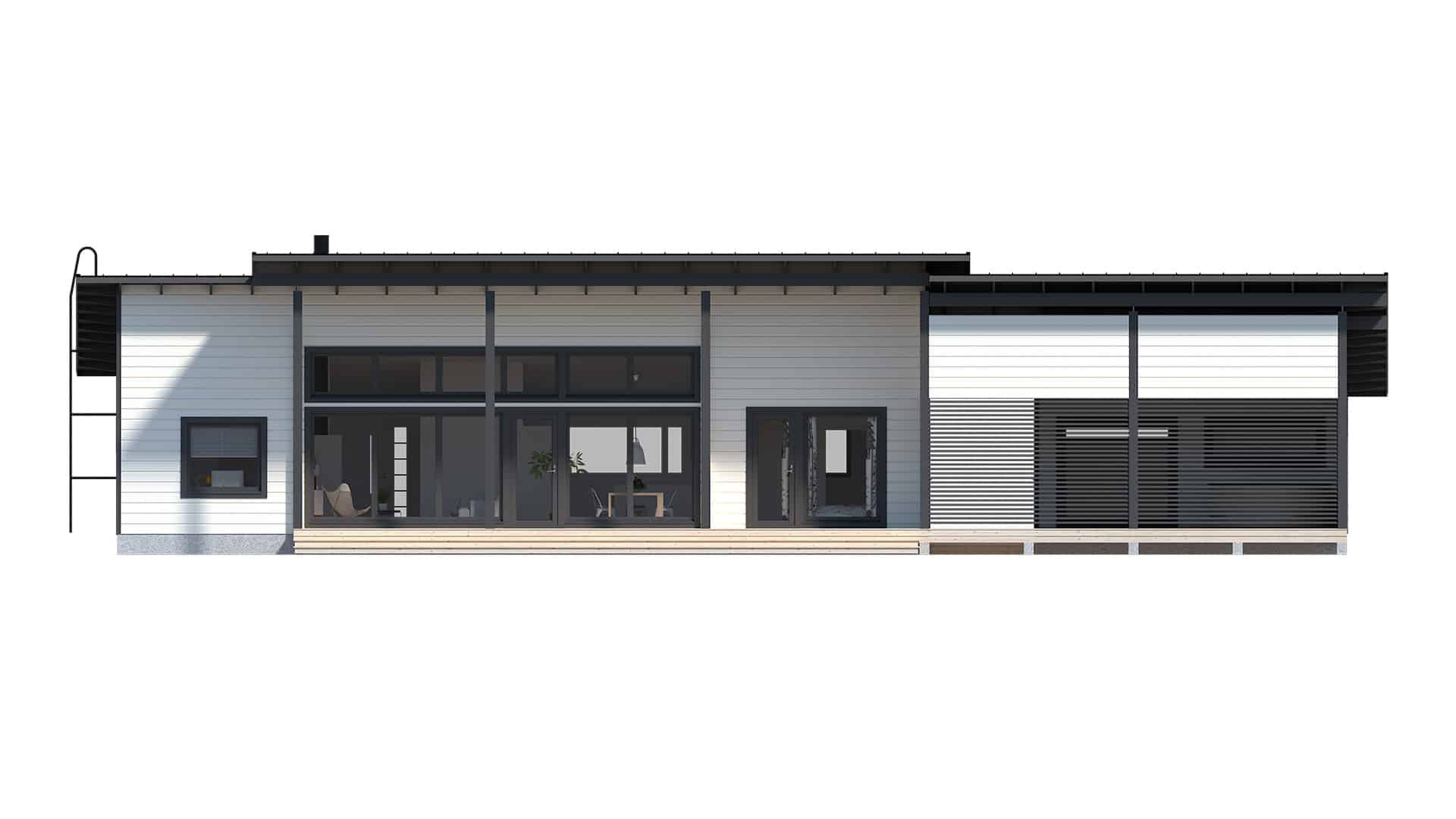 Дом из бруса 25×9 м Дом из бруса 25×9 м
